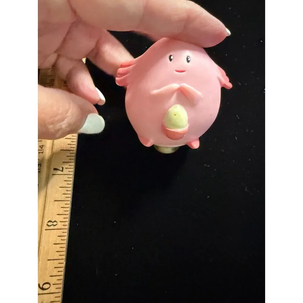 VTG 1999 Burger king pokemon Premium PVC Chansey spinner toy